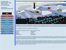 Tablet Screenshot of highmountainent.com